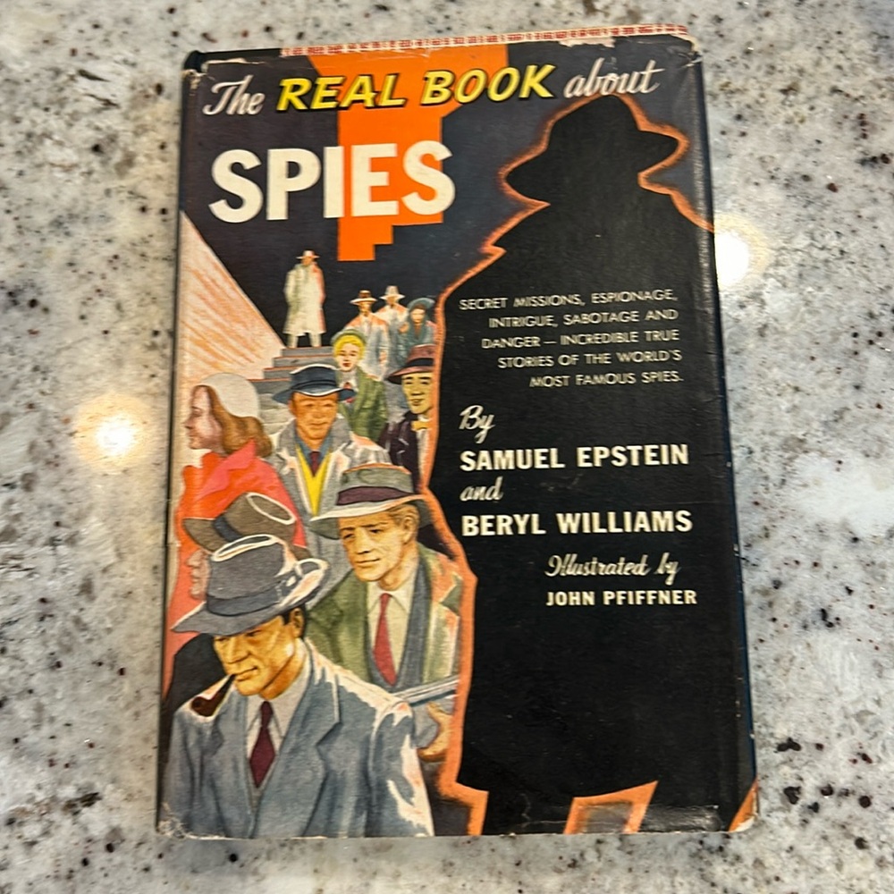 The Real Book About Spies by Samuel Epstein and Beryl Williams 1953